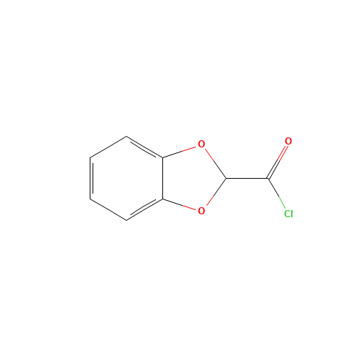 1,3-benzodioxole-2-carbonyl chloride (CAS: 118507-58-7) - Chemical Structure and Molecular Formula 
