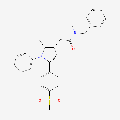 N-benzyl-N-methyl-2-[2-methyl-5-(4-methylsulfonylphenyl)-1-phenylpyrrol-3-yl]acetamide (CAS: 1005451-53-5) - Related Chemical Product