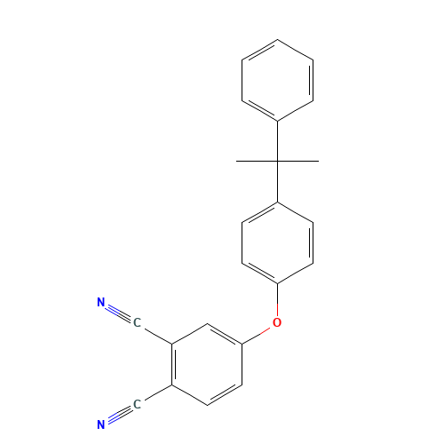 4-[4-(2-phenylpropan-2-yl)phenoxy]benzene-1,2-dicarbonitrile (CAS: 83482-57-9) - Related Chemical Product