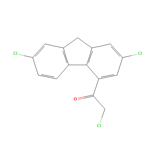 2-chloro-1-(2,7-dichloro-9H-fluoren-4-yl)ethanone (CAS: 131023-37-5) - Related Chemical Product