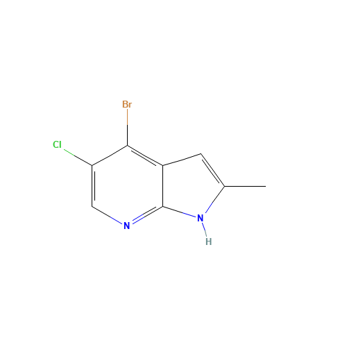 4-bromo-5-chloro-2-methyl-1H-pyrrolo[2,3-b]pyridine (CAS: 1187449-24-6) - Related Chemical Product