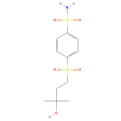 4-(3-hydroxy-3-methylbutyl)sulfonylbenzenesulfonamide (CAS: 108966-56-9) - Related Chemical Product