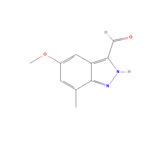 5-methoxy-7-methyl-2H-indazole-3-carbaldehyde (CAS: 1000340-55-5) - Related Chemical Product