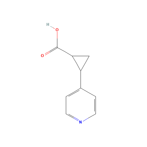 2-pyridin-4-ylcyclopropane-1-carboxylic acid (CAS: 484654-49-1) - Related Chemical Product