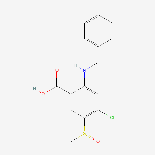 2-(benzylamino)-4-chloro-5-methylsulfinylbenzoic acid (CAS: 51522-01-1) - Related Chemical Product