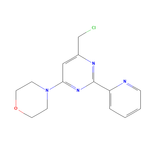 4-[6-(chloromethyl)-2-pyridin-2-ylpyrimidin-4-yl]morpholine (CAS: 944058-85-9) - Related Chemical Product