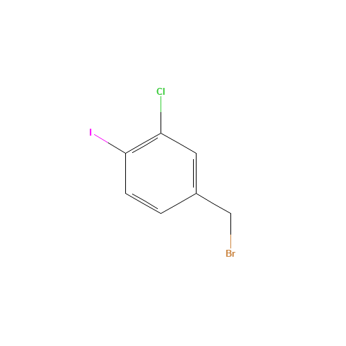 4-(bromomethyl)-2-chloro-1-iodobenzene (CAS: 166386-59-0) - Related Chemical Product