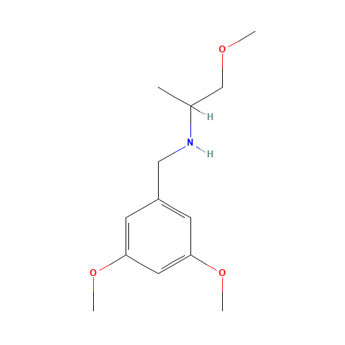 N-[(3,5-dimethoxyphenyl)methyl]-1-methoxypropan-2-amine (CAS: 356091-46-8) - Related Chemical Product