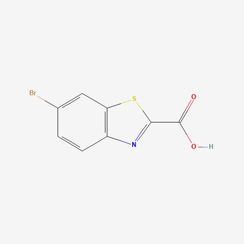 6-bromo-1,3-benzothiazole-2-carboxylic acid (CAS: 1187928-32-0) - Chemical Structure and Molecular Formula 
