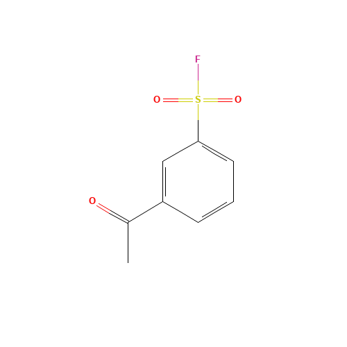 3-acetylbenzenesulfonyl fluoride (CAS: 709-60-4) - Chemical Structure and Molecular Formula 