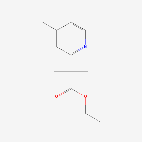 ethyl 2-methyl-2-(4-methylpyridin-2-yl)propanoate (CAS: 1396893-45-0) - Related Chemical Product
