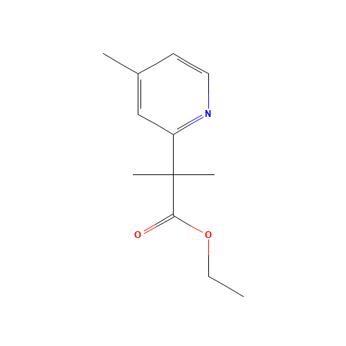 ethyl 2-methyl-2-(4-methylpyridin-2-yl)propanoate (CAS: 1396893-45-0) - Related Chemical Product