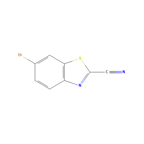 6-bromo-1,3-benzothiazole-2-carbonitrile (CAS: 741253-03-2) - Chemical Structure and Molecular Formula 