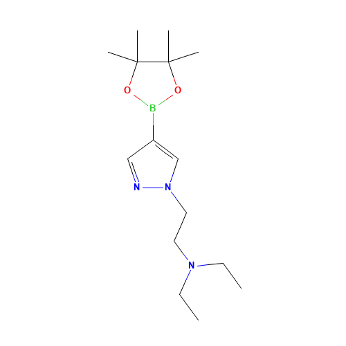 N,N-diethyl-2-[4-(4,4,5,5-tetramethyl-1,3,2-dioxaborolan-2-yl)pyrazol-1-yl]ethanamine (CAS: 1086111-20-7) - Related Chemical Product