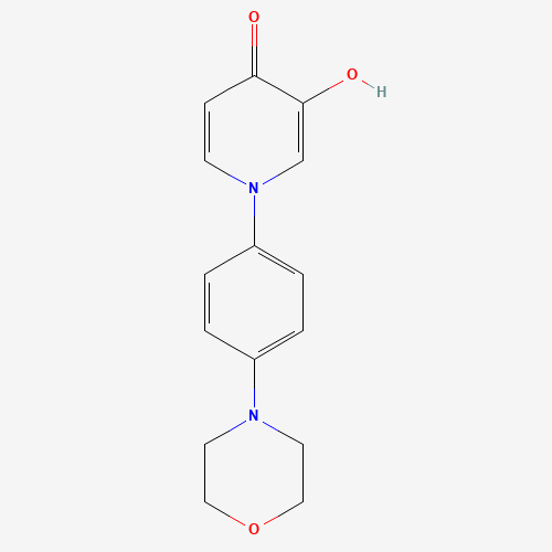 3-hydroxy-1-(4-morpholin-4-ylphenyl)pyridin-4-one (CAS: 1333328-64-5) - Related Chemical Product