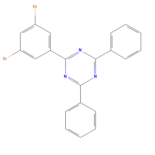 2-(3,5-dibromophenyl)-4,6-diphenyl-1,3,5-triazine (CAS: 1073062-59-5) - Related Chemical Product
