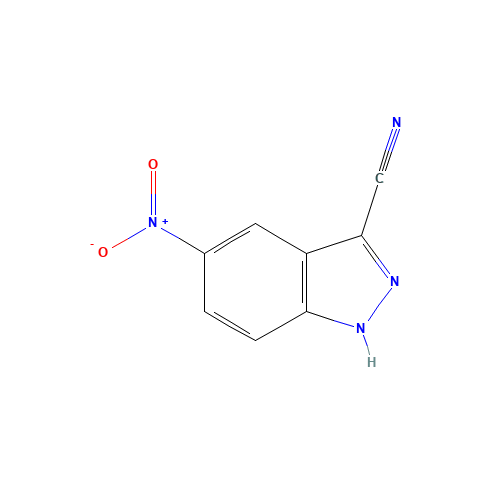 5-nitro-1H-indazole-3-carbonitrile (CAS: 90348-29-1) - Related Chemical Product
