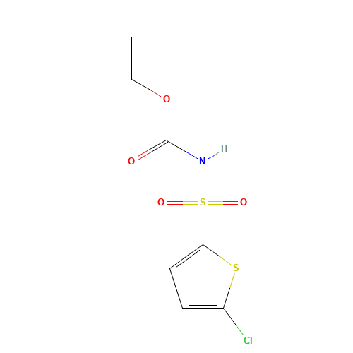 ethyl N-(5-chlorothiophen-2-yl)sulfonylcarbamate (CAS: 849793-87-9) - Related Chemical Product