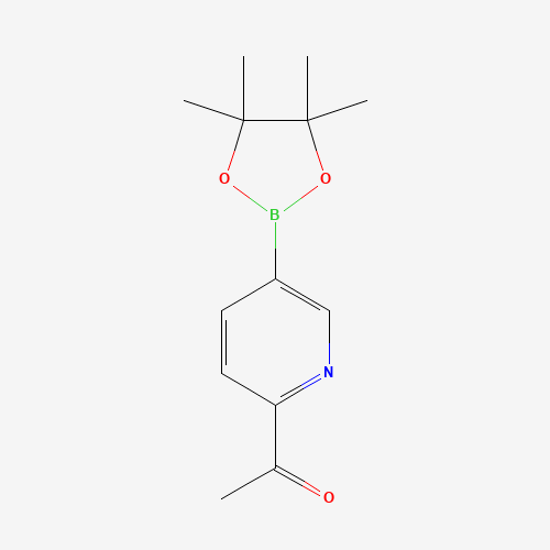 1-[5-(4,4,5,5-tetramethyl-1,3,2-dioxaborolan-2-yl)pyridin-2-yl]ethanone (CAS: 741709-59-1) - Related Chemical Product