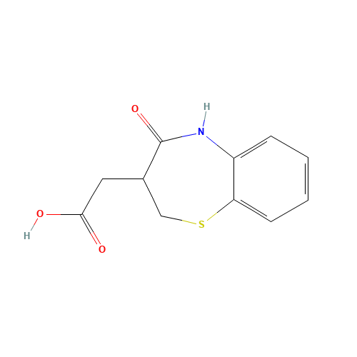 2-(4-oxo-3,5-dihydro-2H-1,5-benzothiazepin-3-yl)acetic acid (CAS: 17547-79-4) - Related Chemical Product