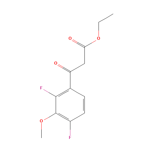 ethyl 3-(2,4-difluoro-3-methoxyphenyl)-3-oxopropanoate (CAS: 221221-12-1) - Related Chemical Product