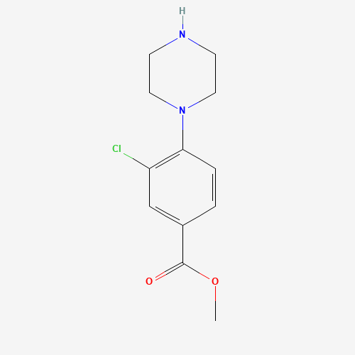 methyl 3-chloro-4-piperazin-1-ylbenzoate (CAS: 234082-16-7) - Related Chemical Product