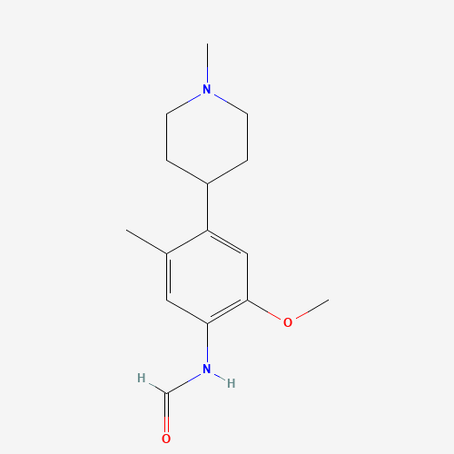 N-[2-methoxy-5-methyl-4-(1-methylpiperidin-4-yl)phenyl]formamide (CAS: 1462951-50-3) - Related Chemical Product