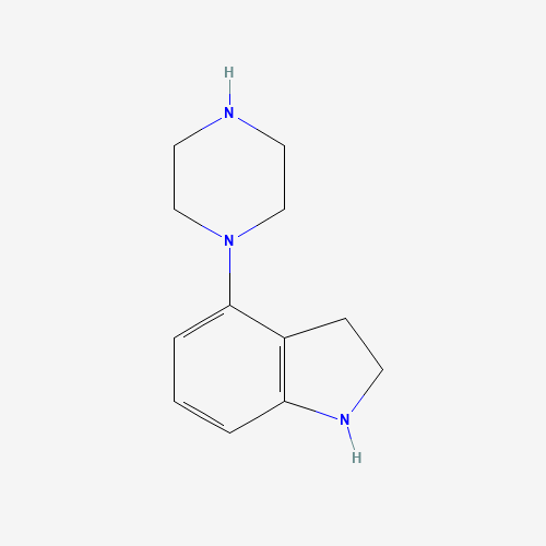 4-piperazin-1-yl-2,3-dihydro-1H-indole (CAS: 105685-18-5) - Related Chemical Product