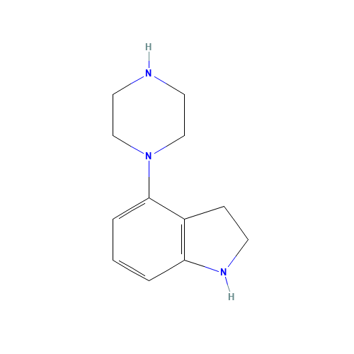 4-piperazin-1-yl-2,3-dihydro-1H-indole (CAS: 105685-18-5) - Related Chemical Product