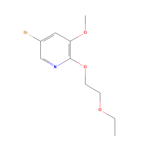 5-bromo-2-(2-ethoxyethoxy)-3-methoxypyridine (CAS: 1315545-05-1) - Related Chemical Product