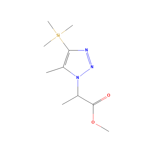 methyl 2-(5-methyl-4-trimethylsilyltriazol-1-yl)propanoate (CAS: 1190392-99-4) - Related Chemical Product