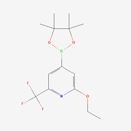 2-ethoxy-4-(4,4,5,5-tetramethyl-1,3,2-dioxaborolan-2-yl)-6-(trifluoromethyl)pyridine (CAS: 1256359-30-4) - Related Chemical Product
