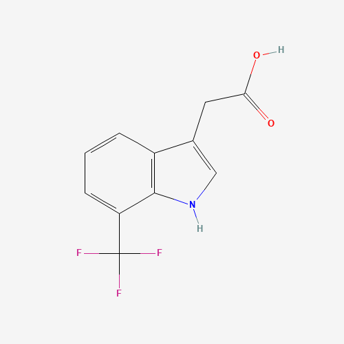 2-[7-(trifluoromethyl)-1H-indol-3-yl]acetic acid (CAS: 1019115-61-7) - Related Chemical Product