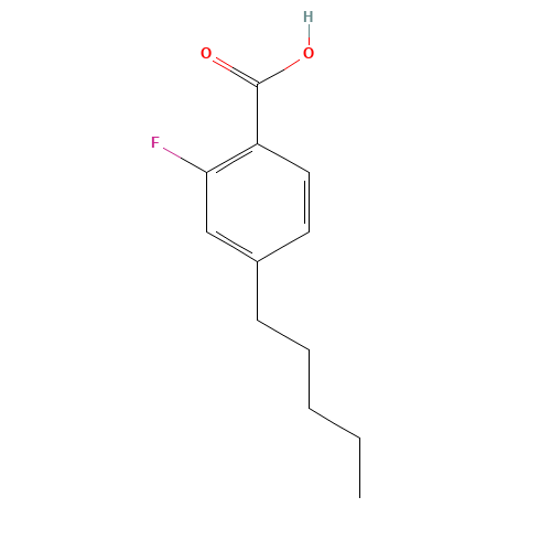 2-fluoro-4-pentylbenzoic acid (CAS: 123843-53-8) - Related Chemical Product