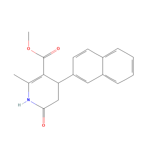 methyl 6-methyl-4-naphthalen-2-yl-2-oxo-3,4-dihydro-1H-pyridine-5-carboxylate (CAS: 418777-22-7) - Related Chemical Product