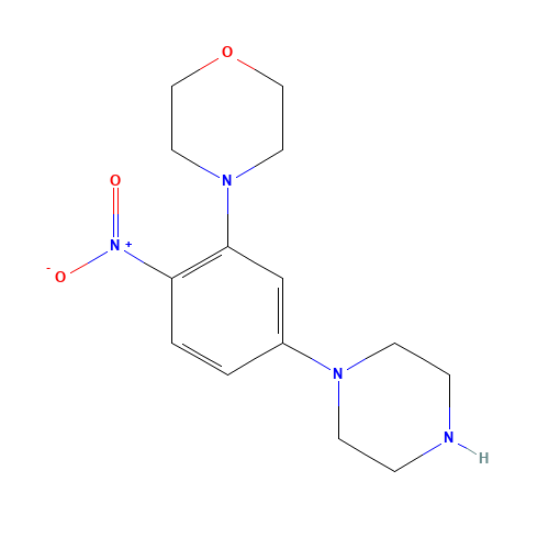 4-(2-nitro-5-piperazin-1-ylphenyl)morpholine (CAS: 332023-13-9) - Related Chemical Product