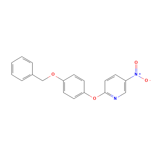 5-nitro-2-(4-phenylmethoxyphenoxy)pyridine (CAS: 219766-77-5) - Related Chemical Product
