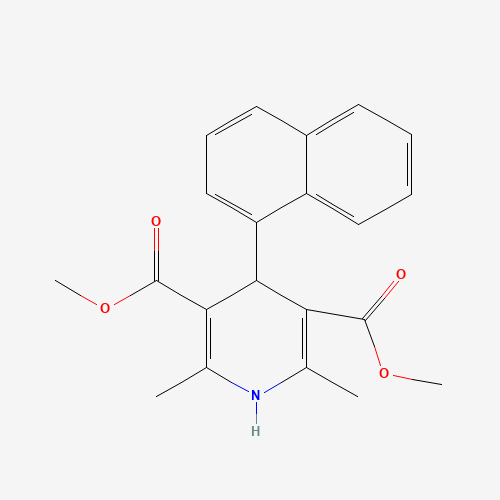 dimethyl 2,6-dimethyl-4-naphthalen-1-yl-1,4-dihydropyridine-3,5-dicarboxylate (CAS: 50672-60-1) - Related Chemical Product