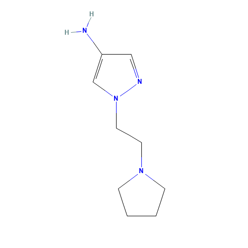 1-(2-pyrrolidin-1-ylethyl)pyrazol-4-amine (CAS: 1251062-56-2) - Related Chemical Product