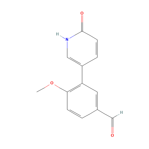 4-methoxy-3-(6-oxo-1H-pyridin-3-yl)benzaldehyde (CAS: 1111106-23-0) - Related Chemical Product