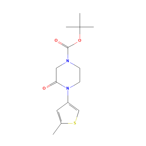 tert-butyl 4-(5-methylthiophen-3-yl)-3-oxopiperazine-1-carboxylate (CAS: 1284249-87-1) - Related Chemical Product