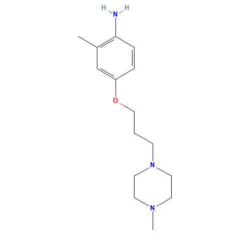 2-methyl-4-[3-(4-methylpiperazin-1-yl)propoxy]aniline (CAS: 329942-18-9) - Related Chemical Product
