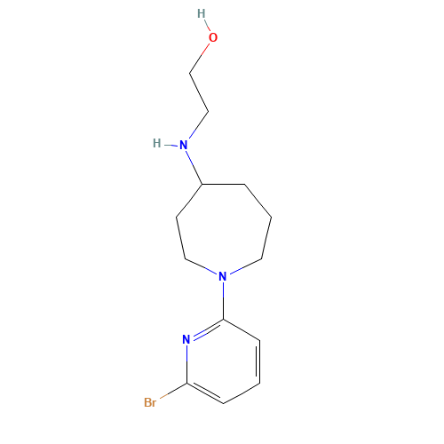 2-[[1-(6-bromopyridin-2-yl)azepan-4-yl]amino]ethanol (CAS: 1312464-84-8) - Related Chemical Product