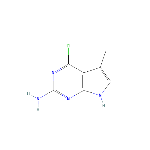 4-chloro-5-methyl-7H-pyrrolo[2,3-d]pyrimidin-2-amine (CAS: 90358-16-0) - Related Chemical Product