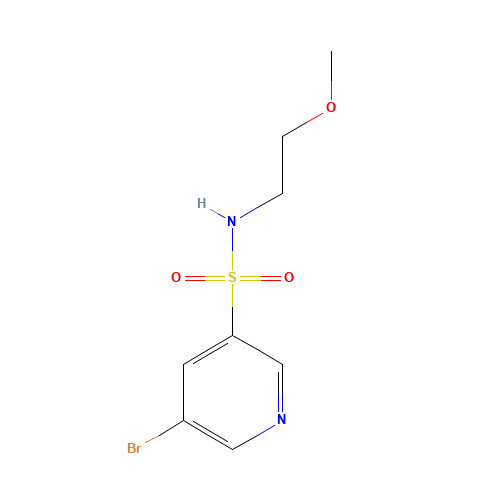 5-bromo-N-(2-methoxyethyl)pyridine-3-sulfonamide (CAS: 1010120-57-6) - Related Chemical Product