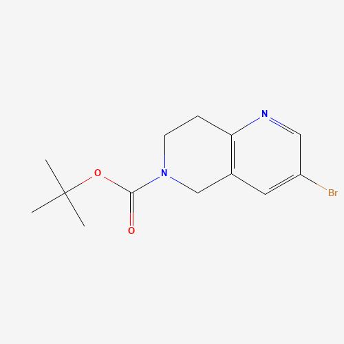 tert-butyl 3-bromo-7,8-dihydro-5H-1,6-naphthyridine-6-carboxylate (CAS: 1184950-48-8) - Related Chemical Product