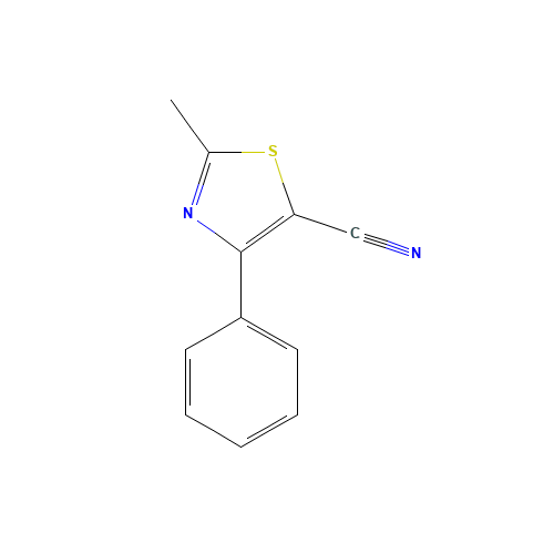 2-methyl-4-phenyl-1,3-thiazole-5-carbonitrile (CAS: 84302-57-8) - Related Chemical Product