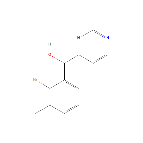 (2-bromo-3-methylphenyl)-pyrimidin-4-ylmethanol (CAS: 1319196-86-5) - Related Chemical Product