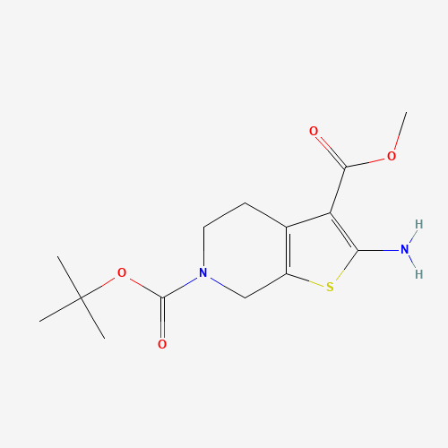 6-O-tert-butyl 3-O-methyl 2-amino-5,7-dihydro-4H-thieno[2,3-c]pyridine-3,6-dicarboxylate (CAS: 877041-47-9) - Related Chemical Product