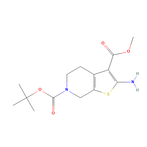 6-O-tert-butyl 3-O-methyl 2-amino-5,7-dihydro-4H-thieno[2,3-c]pyridine-3,6-dicarboxylate (CAS: 877041-47-9) - Related Chemical Product